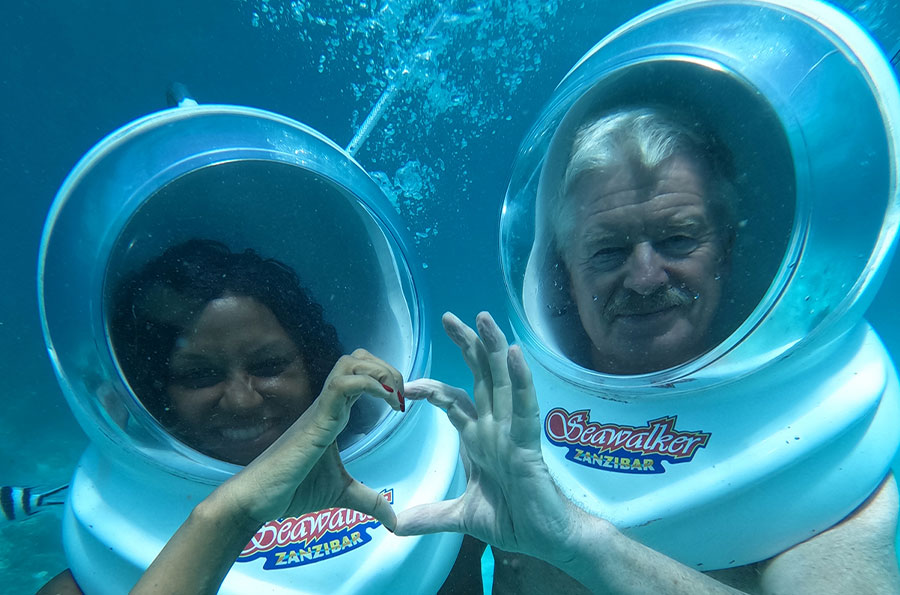 Zanzibar SeaWalk underwater experience