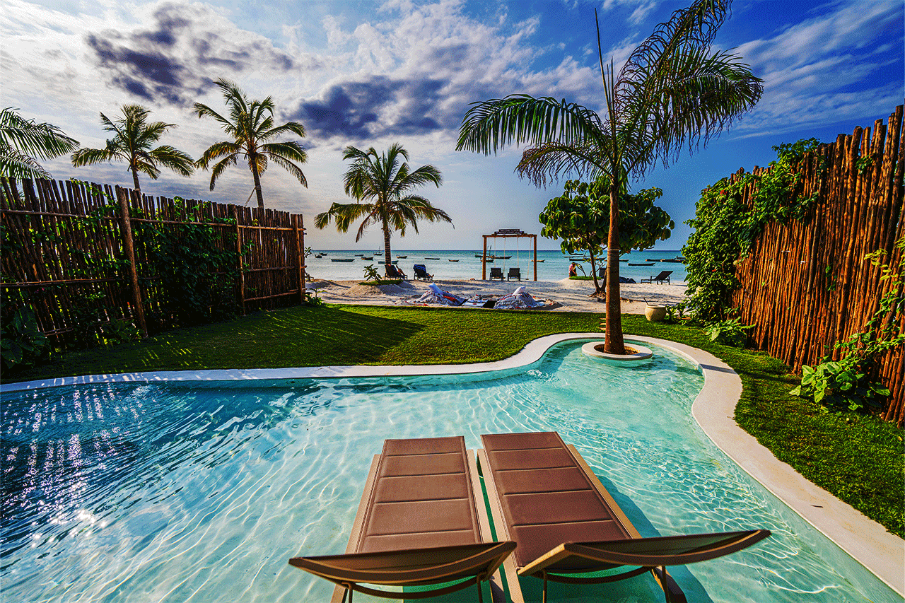 Romantic beachfront experience at Safaya Luxury Villas